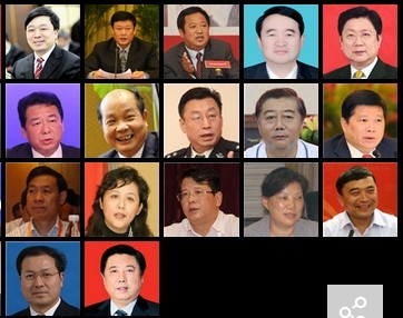 十八大后落马的高官图片 26名官员照片