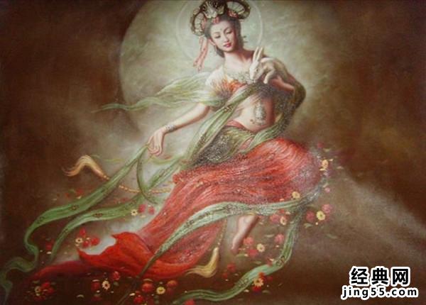 敦煌飞天美女壁画图